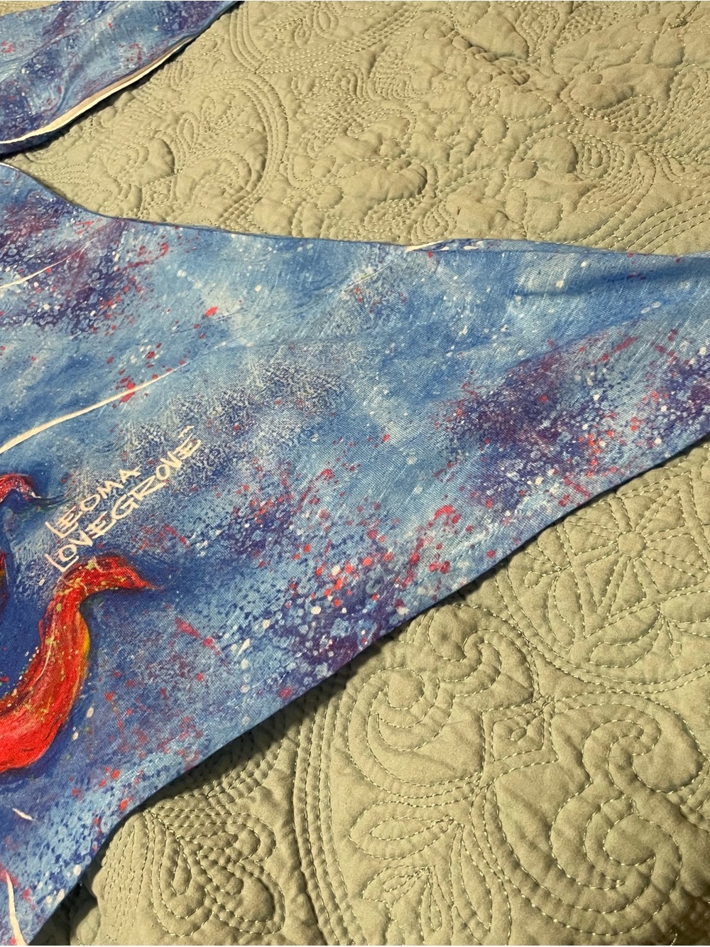 Leoma Lovegrove Mermaid Graphic 3/4 Sleeve Tunic - Picture 7 of 7